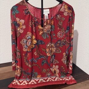 Alfred Dunner Harvest Moon Split Top